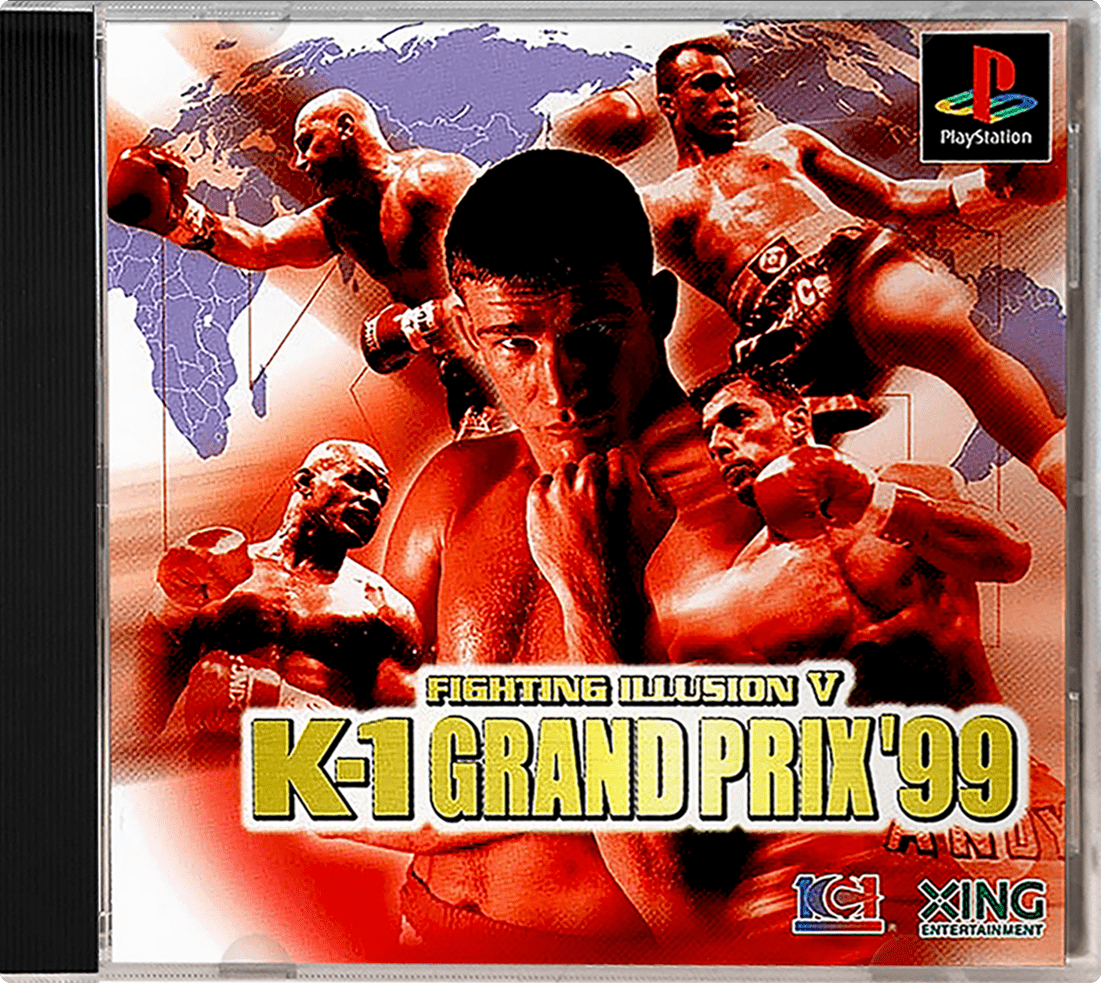 Fighting Illusion V: K-1 Grand Prix '99 box art for Playstation